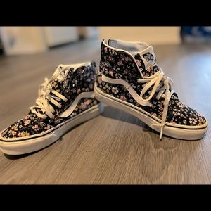 Kids Floral Vans